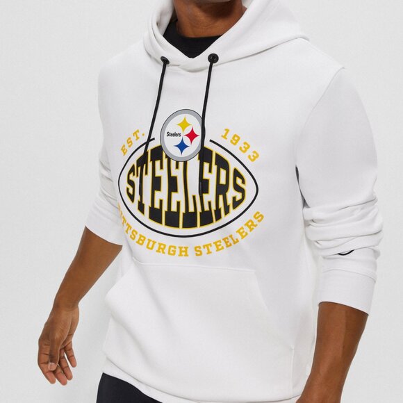 BOSS X NFL Pittsburgh Steelers Hoodie Sweatshirt - Men's size XL - Picture 2 of 5